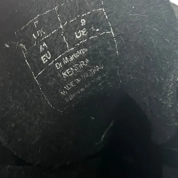 Dr. Martens Black Lace Up Boots - Picture 10 of 12